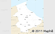 Classic Style Simple Map of Talsu