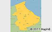 Savanna Style Simple Map of Talsu