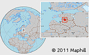 Gray Location Map of Valmieras