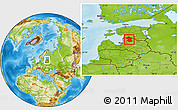 Physical Location Map of Valmieras