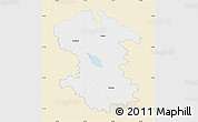 Classic Style Map of Valmieras, single color outside