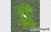 Satellite Map of Valmieras, semi-desaturated