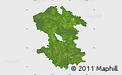 Satellite Map of Valmieras, single color outside