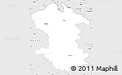 Silver Style Simple Map of Valmieras