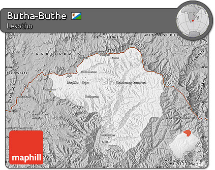Gray Map of Butha-Buthe