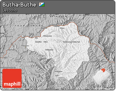Gray Map of Butha-Buthe