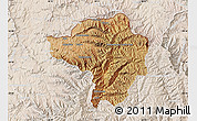 Satellite Map of Butha-Buthe, lighten