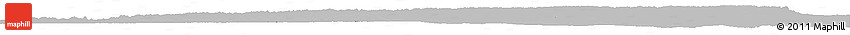 Gray Horizon Map of Lesotho, single color outside