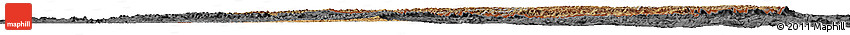 Satellite Horizon Map of Lesotho, darken, desaturated