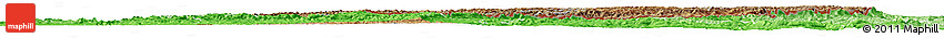 Satellite Horizon Map of Lesotho, political shades outside