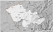 Gray 3D Map of Mafeteng