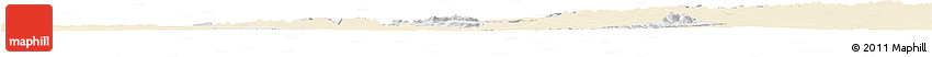 Classic Style Horizon Map of Mafeteng, single color outside