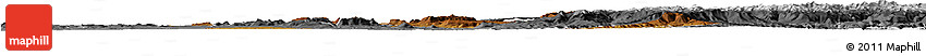 Physical Horizon Map of Mafeteng, desaturated