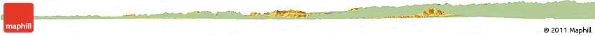 Savanna Style Horizon Map of Mafeteng, single color outside
