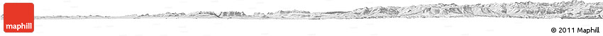 Silver Style Horizon Map of Mafeteng