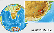 Physical Location Map of Mafeteng