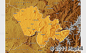 Political Map of Mafeteng, physical outside