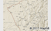 Shaded Relief Map of Mafeteng