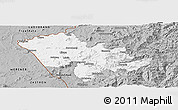 Gray Panoramic Map of Mafeteng