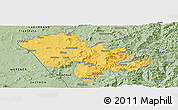 Savanna Style Panoramic Map of Mafeteng