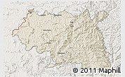 Shaded Relief 3D Map of Maseru, lighten