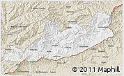 Classic Style 3D Map of Quacha'S Nek