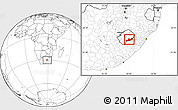 Blank Location Map of Quacha'S Nek