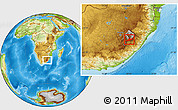 Physical Location Map of Quacha'S Nek