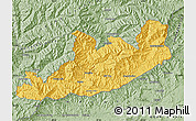 Savanna Style Map of Quacha'S Nek