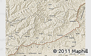 Shaded Relief Map of Quacha'S Nek