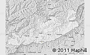 Silver Style Map of Quacha'S Nek