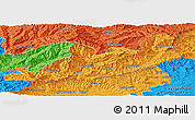 Political Panoramic Map of Quacha'S Nek