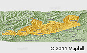 Savanna Style Panoramic Map of Quacha'S Nek