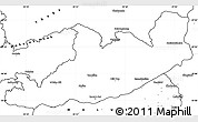 Blank Simple Map of Quacha'S Nek