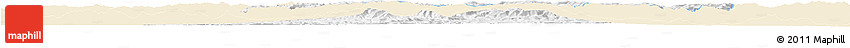 Classic Style Horizon Map of Quthing, single color outside