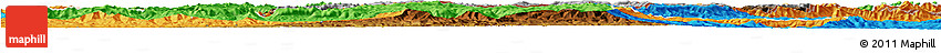 Physical Horizon Map of Quthing, political outside