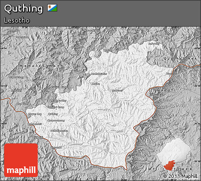 Gray Map of Quthing