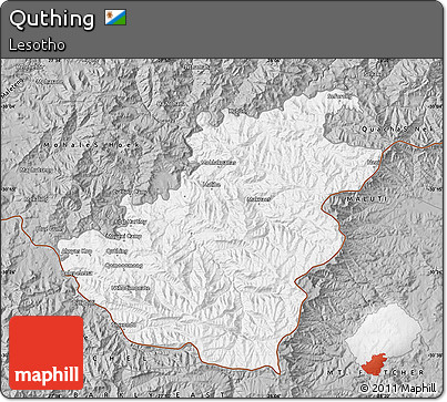 Gray Map of Quthing