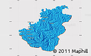 Political Map of Quthing, cropped outside