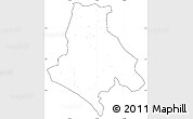 Blank Simple Map of Klay, cropped outside, no labels