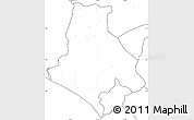 Blank Simple Map of Klay, no labels