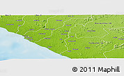 Physical Panoramic Map of No. 4