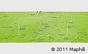 Physical Panoramic Map of Gbeapo