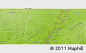 Physical Panoramic Map of Webbo
