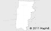 Silver Style Simple Map of Webbo