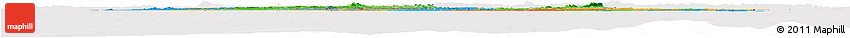 Political Horizon Map of Liberia, cropped outside
