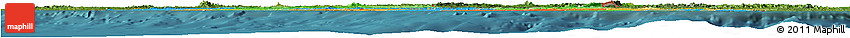 Political Horizon Map of Liberia, satellite outside