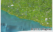 Satellite 3D Map of Kru Coast Terr.