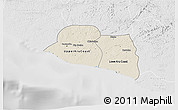 Shaded Relief 3D Map of Kru Coast Terr., lighten, desaturated