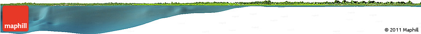 Physical Horizon Map of Kru Coast Terr., satellite outside
